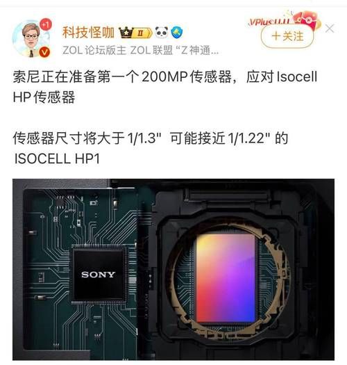 三星gw3传感器和索尼比