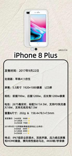 苹果8与8p的尺寸区别是什么